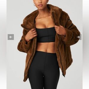 Alo Knock Out Faux Fur Jacket